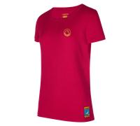 La Sportiva - Climbing on the Moon T-Shirt W - T-shirt femme Fucsia / Giallo - S