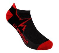 La Sportiva - Climbing Socks - Chaussettes multifonctions - Unisex XXL | EU 47-49 - carbon / mountain red