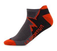 La Sportiva - Climbing Socks - Chaussettes multifonctions - Unisex M | EU 38-40 - carbon / mountain red