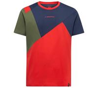 La Sportiva - Dude - T-shirt technique - S - mountain red / night sky