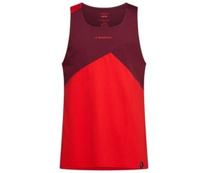 La Sportiva - Dude Tank - Débardeur - S - mountain red / redwood