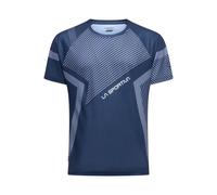 La Sportiva - Flow T-Shirt - T-shirt de running - M - night sky / chalk