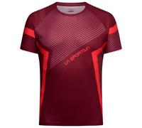 La Sportiva - Flow T-Shirt - T-shirt de running - L - redwood / mountain red