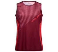 La Sportiva - Flow Tank - T-shirt de running - M - redwood / mountain red