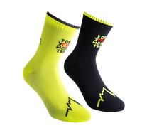 La Sportiva - For Your Mountain Socks - Chaussettes trail Black / Neon - M