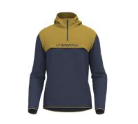 Polaire à capuche La Sportiva Guidance Sherpa Half Zip jaune bleu nuit - S
