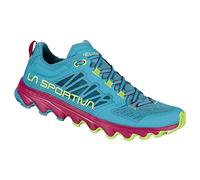 Chaussures de jogging pour femme La Sportiva Helios III Woman Topaz/Red Plum FW22 39 bleu, rouge