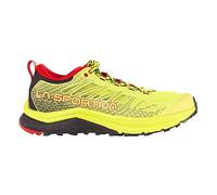 La Sportiva Jackal II Chaussures de course à pied rembourrées pour homme, Néon/Goji, 43 EU