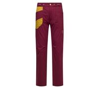 Pantalon long La Sportiva Labyrinth bordeaux jaune - S