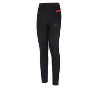 La Sportiva - Primal Pant W - Collant running femme Black / Cherry Tomato - M