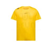 La Sportiva - T-shirt de running léger et respirant - Pure T-shirt M Yellow/Black pour Homme - Taille S - Jaune Jaune S