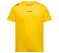 La Sportiva - Pure T-Shirt Yellow Black - M - Tee-shirt de trail