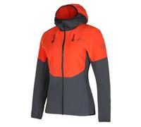 La Sportiva - Session Tech Hoody W - Polaire femme Carbon / Cherry Tomato - L