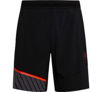 La Sportiva - Short d'escalade stretch - Comp Short M Black Cherry Tomato pour Homme - Taille S - Noir Noir S