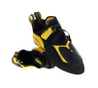 La Sportiva - Chaussons d'escalade - Solution Comp Black/Yellow pour Homme - Taille 44,5 - Noir Noir 44,5