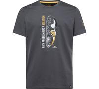 La Sportiva T-shirt Solution – manches courtes gris foncé – S