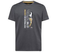 La Sportiva - Solution - T-shirt - XL - carbon / yellow