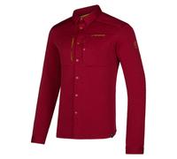 La Sportiva - Spacer Shirt - Chemise homme Sangria / Lime Punch - M