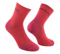 La Sportiva - Sprint Trail Socks - Chaussettes trail Mountain Red / Night Sky - XL