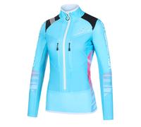 La Sportiva - Stratos V Racing Jkt - Veste imperméable femme Malibu Blue / Hibiscus - M