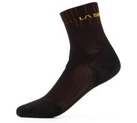 La Sportiva - Swift Trail Socks - Chaussettes de running - Unisex XXL | EU 47-48 - black / yellow