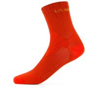 La Sportiva - Swift Trail Socks - Chaussettes de running - Unisex S | EU 35-37 - mountain red / savana