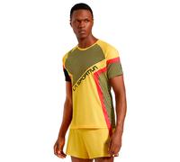 La Sportiva T-shirt Flow Homme Jaune/Noir/Rouge Taille XL modèle 2026