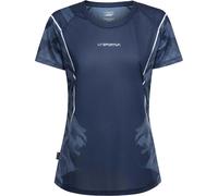 La Sportiva - T-shirt de trail - Pacer T-Shirt W Night Sky/Chalk pour Femme - Taille M - Navy Navy M