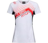 La Sportiva - T-shirt de trail running - Wave T-Shirt W White Black pour Femme - Taille M - Blanc Blanc M