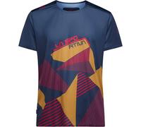 La Sportiva - T-shirt d'escalade - Comp T-Shirt M Night Sky Savana pour Homme - Taille M - Navy Navy M