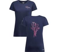 La Sportiva Clmb Flower Femmes T-shirt S Bleu