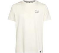 La Sportiva - T-shirt d'escalade en coton biologique- Homme - Circle Logo T-Shirt M Chalk pour Homme en Coton - Taille S - Blanc Blanc S
