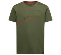 La Sportiva - Trail T-Shirt M - T-shirt homme Cypress / Mountain Red - S