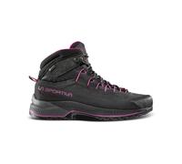 La Sportiva - Chaussures d'approche en GORE-TEX - TX4 Evo Mid Woman GTX Carbon/Springtime pour Femme en Cuir - Taille 39 - Noir Noir 39