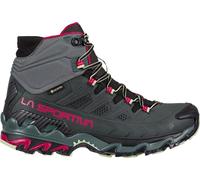 La Sportiva Ultra Raptor II Mid Leather Wide GTX, Chaussures de randonnée pour Femme, Charcoal/Cerise, 38,5 EU, Charcoal Cerise, 38.5 EU