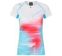 La Sportiva - Veloce W Malibu Blue White - M - Tee-shirt de trail