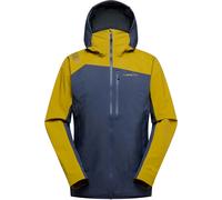 La Sportiva - Veste imperméable d'alpinisme en GORE-TEX - Alpine Guide GTX Perfomance Jacket M Night Sky/Savana pour Homme - Taille S - Jaune Jaune S