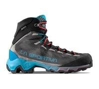 LA SPORTIVA Aéquilibbrium Hike Woman GTX, Bottes de randonnée pour femme, Carbon Malibu Blue, 38 EU