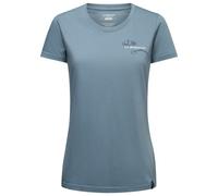 La Sportiva - Women's Climb Flower T-Shirt - T-shirt - M - limestone / night sky