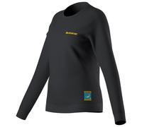 La Sportiva - Women's Climbing On The Moon Sweatshirt - Pull - XS - carbon / giallo