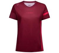 La Sportiva - Women's Flow T-Shirt - T-shirt de running - M - redwood / azalea