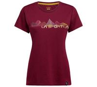 La Sportiva - Women's Peaks - T-shirt - XL - redwood