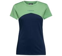 La Sportiva - Women's Roof T-Shirt - T-shirt - M - night sky / aspen green