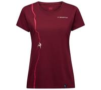 La Sportiva - Women's Route - T-shirt - XS - redwood / azalea