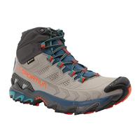 La Sportiva Womens Ultra Raptor II Mid Leather GTX Waterproof Hiking Boots, Grey/Cherry Tomato, 7