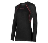 La Sportiva - Wool40 Aero Longsleeve W - Sous-vêtement thermique femme Black / Hibiscus - S