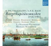 LA STAGIONE - HAMBURGER KAPITÄNSMUSIKEN 2 CD NEUF TELEMANN/BACH,C.P.E.