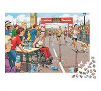 La Station Eau Marathon Splash Puzzle en Bois Imperméable DIY Puzzles De 1000 Pièces pour Adultes Défi Et Casse-tête Jeux Éducatifs