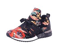 La Strada 1804189 - Chaussures de loisirs pour femme - 4601 - Noir/rouge - Flow, argenté, 38 EU