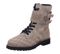 La Strada Bottes à lacets beiges, Beige Textile Stones, 37 EU